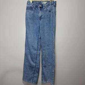 OAT New York Cloud Luxe Denim High Rise Straight Leg Jeans Size 4/27